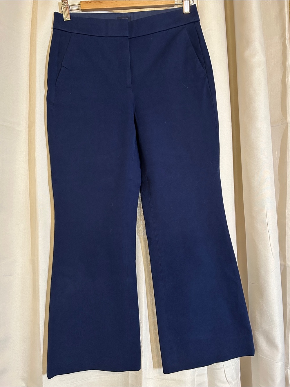 J. Crew Dark Navy Boot-Cut Cropped Women's Pants